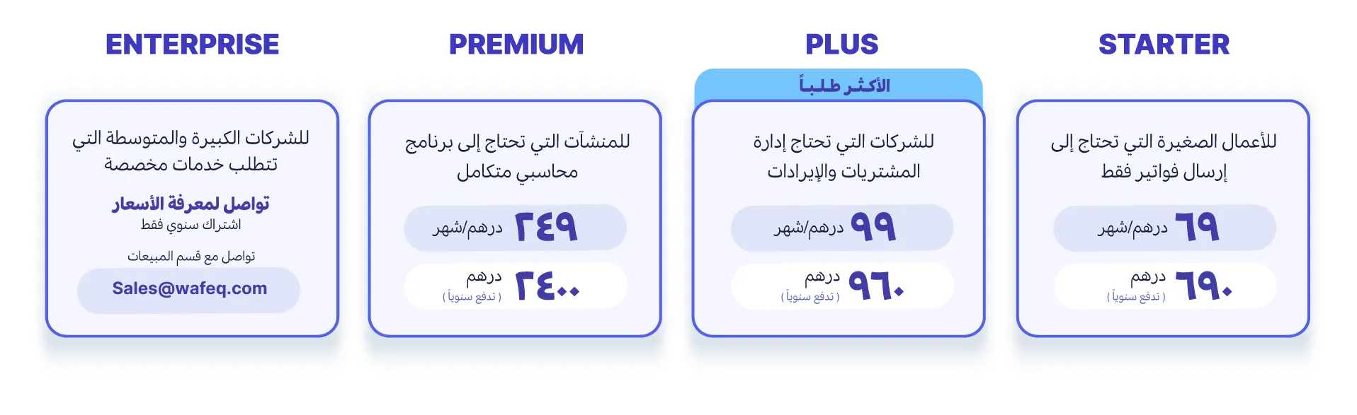 أسعار برنامج محاسبة وافق